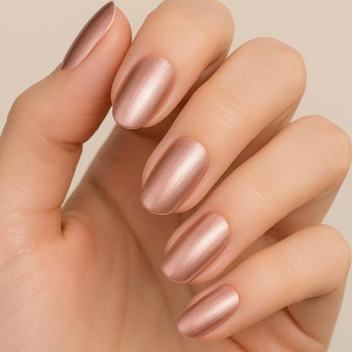Candy Sweet Pink Metallic UV-Nagelfolie