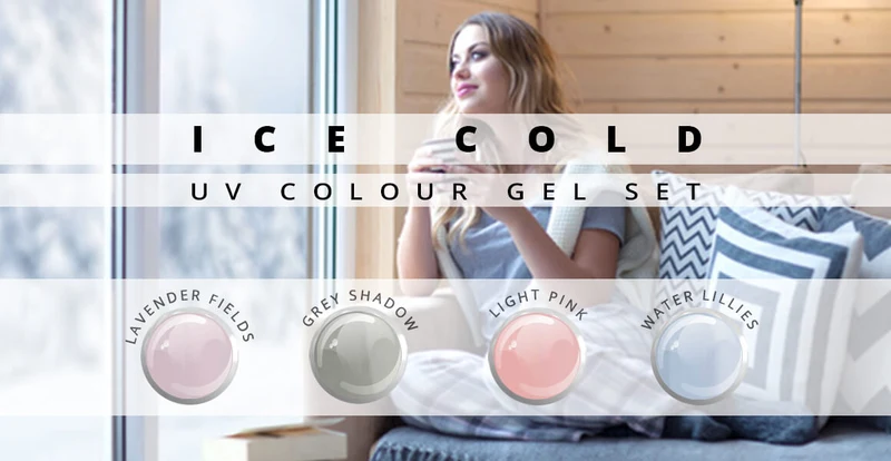 UV Gel Nagelstudio Starter Set Weiß Ice Cold