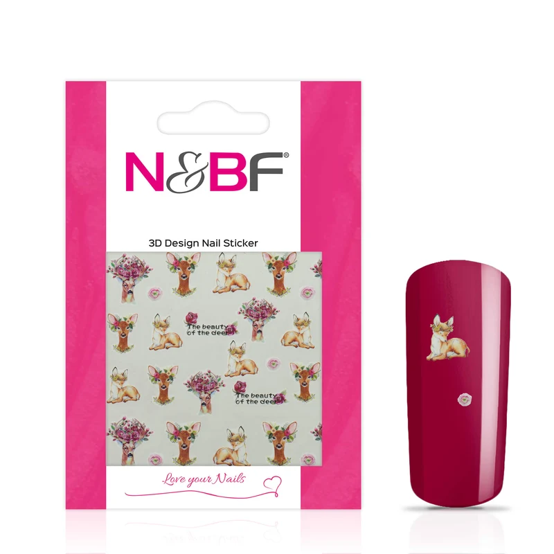 N&BF Nagelsticker Fantasy Fine Deer