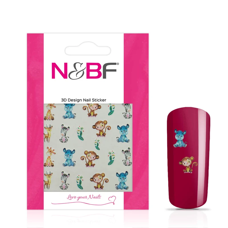 N&BF Nagelsticker Fantasy Dschungle