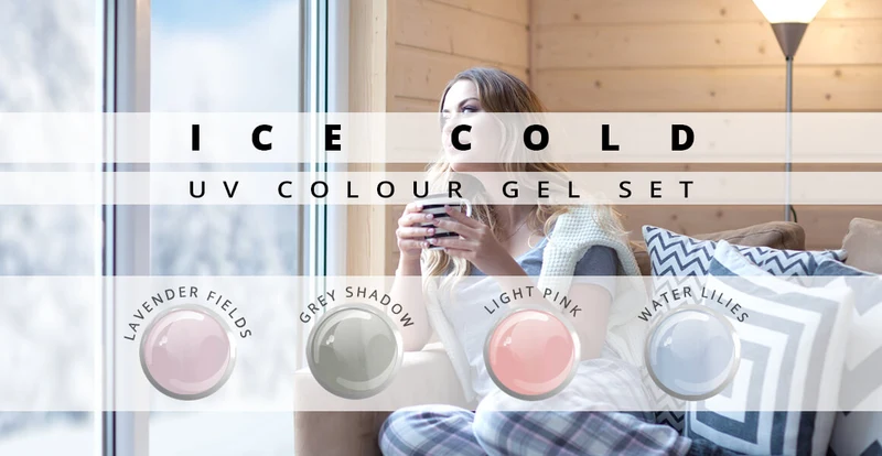 Ice Cold Farbgel 4er Set