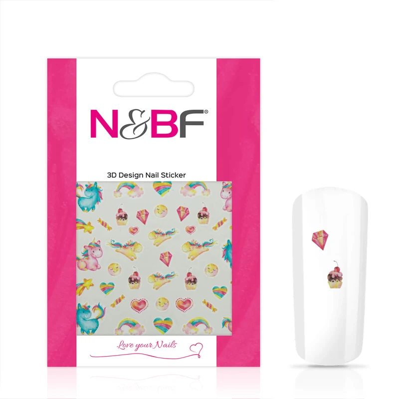 N&BF Nagelsticker Fantasy Unicorn