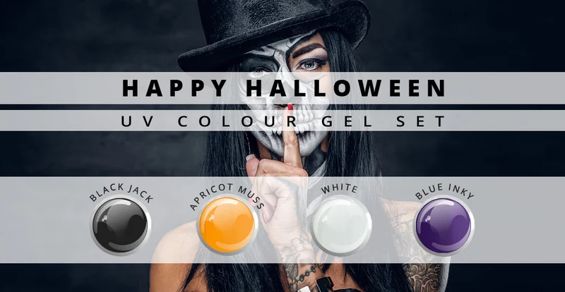 Happy Halloween Farbgel 4er Set