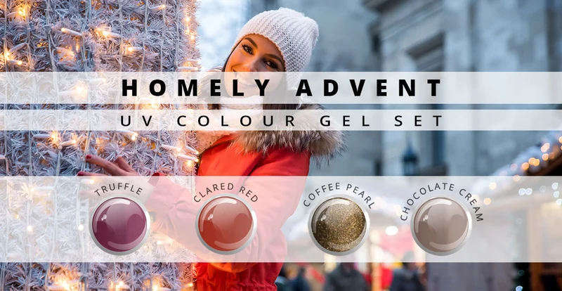 Homely Advent Farbgel 4er Set
