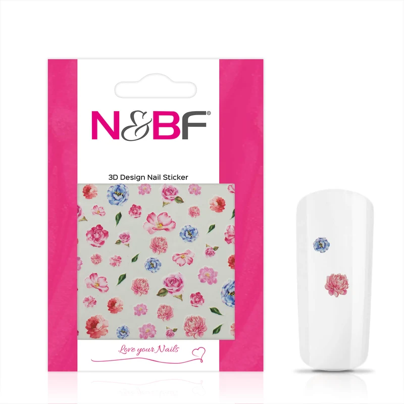 N&BF Nagelsticker Red Rose