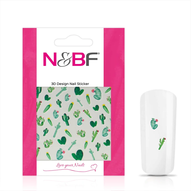 N&BF Nagelsticker Kaktus
