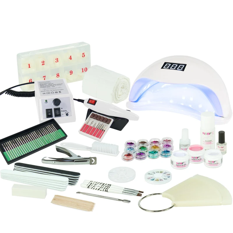 UV Gel Nagelstudio Starter Set inkl. Nagelfräser