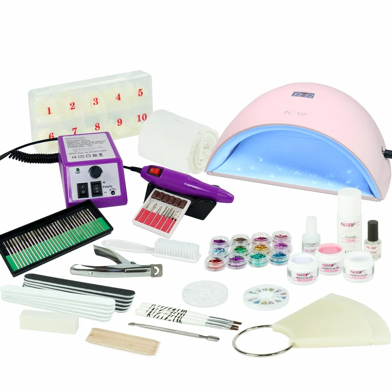 UV Gel Nagelstudio Starter Set inkl. Nagelfräser