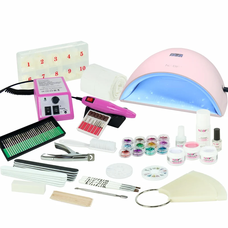 UV Gel Nagelstudio Starter Set inkl. Nagelfräser