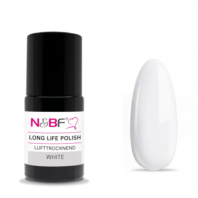 N&BF Long Life Polish White 15ml