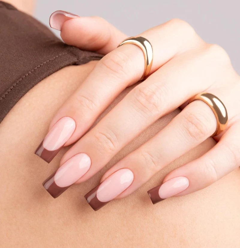 Chocolate Nail Art Gel für French Maniküre 5ml (paint gel) Makear