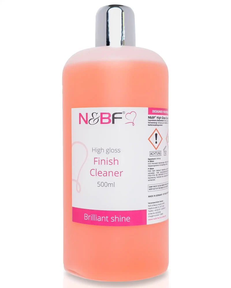 N&BF High Gloss Finish Cleaner 500ml Zelletten & Dispenser Set Rosa