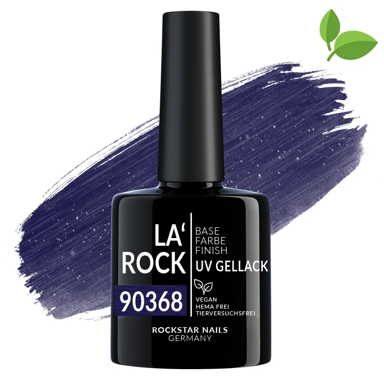 3in1 UV Nagellack - Hema frei - 90368 - Glimmer dunkel lila