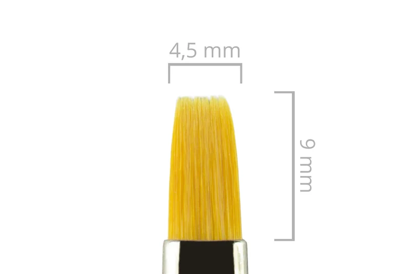 N&BF Studio Gel Pinsel flach Nr. 4