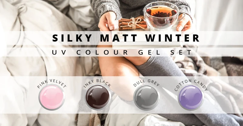 UV Gel Nagelstudio Starter Set Silky Matt Winter