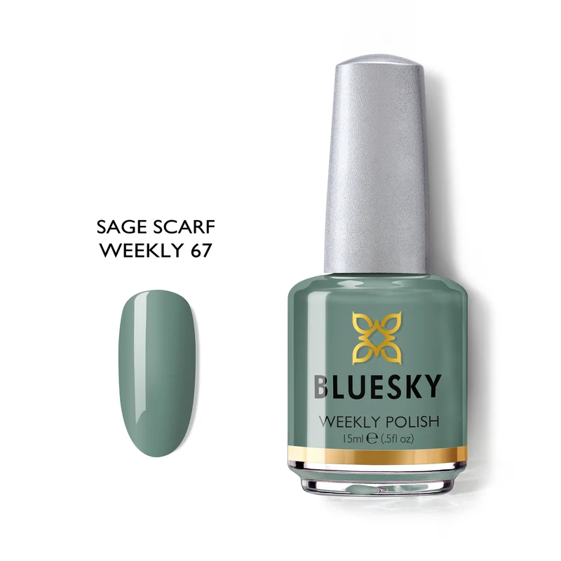 BLUESKY Nail Polish Weekly 67 Sage Scarf 15ml