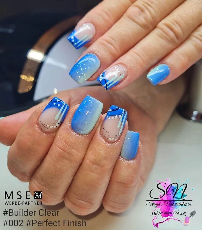 Gelaxy Shellac #002 – Leuchtendes Mittelblau