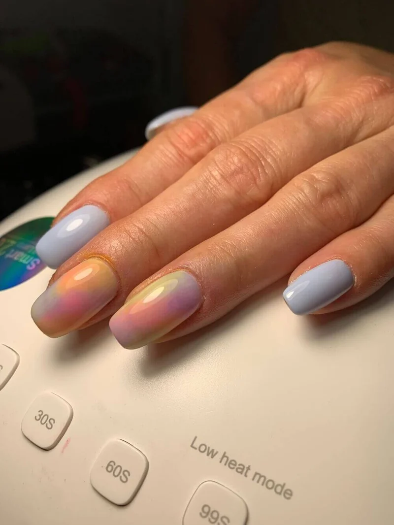 Gelaxy Shellac #002 – Leuchtendes Mittelblau