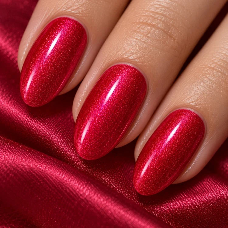 3in1 UV Gellack 90012 – Metallic Lila Rot – HEMA-frei