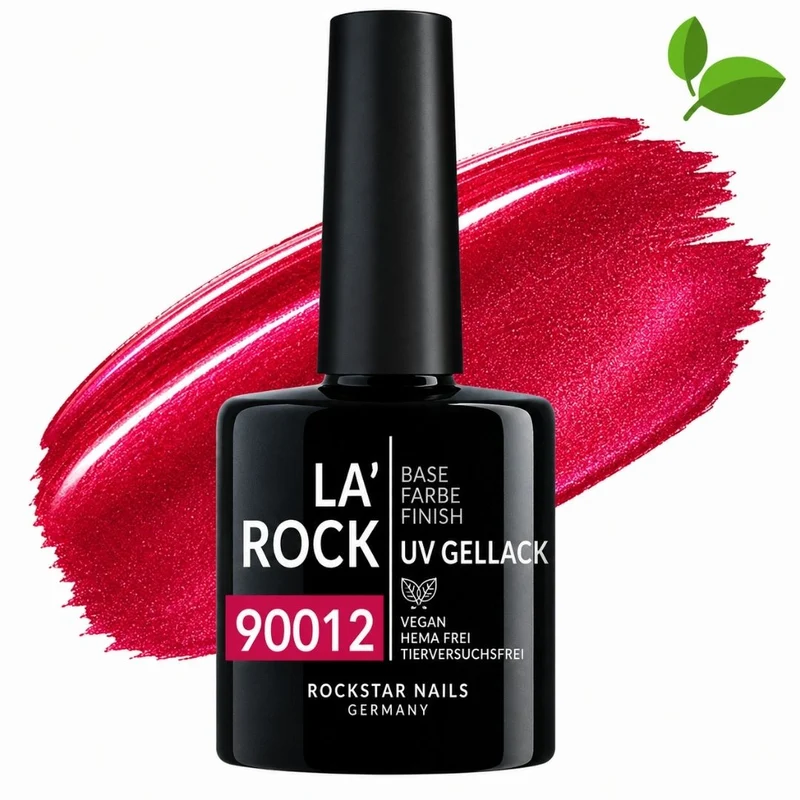 3in1 UV Gellack 90012 – Metallic Lila Rot – HEMA-frei