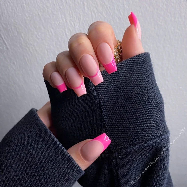 3in1 UV Nagellack - Hema frei - 90381 - knalliges pink – Rosa