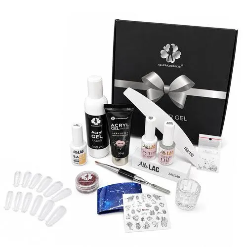 Powder Gel Box Set für die Acrylgel-Modellage ALLELAC