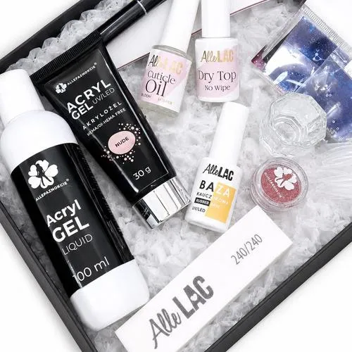 Powder Gel Box Set für die Acrylgel-Modellage ALLELAC