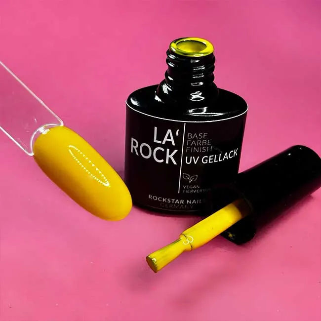 3in1 UV Nagellack - Hema frei - 90030 - senf gelb