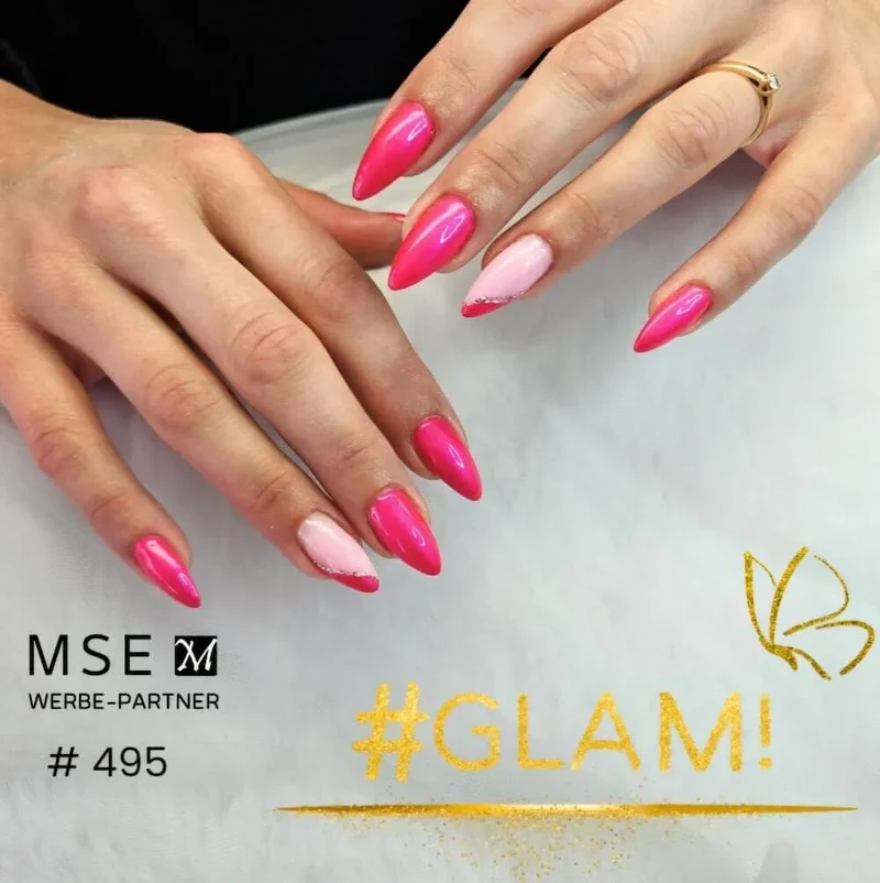 Gelaxy Shellac #0495 Premium-EFFEKT Neon-Pink mit dezentem Schimmer 15 ml