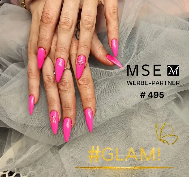Gelaxy Shellac #0495 Premium-EFFEKT Neon-Pink mit dezentem Schimmer 15 ml