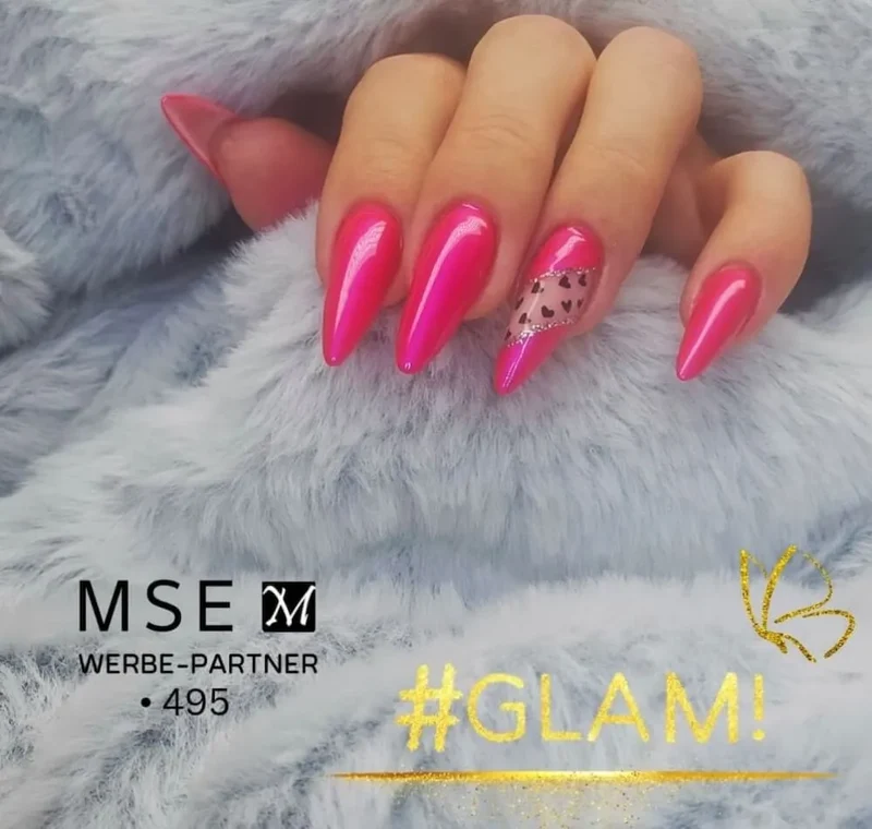 Gelaxy Shellac #0495 Premium-EFFEKT Neon-Pink mit dezentem Schimmer 15 ml