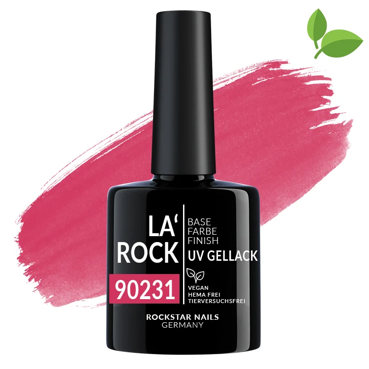 3in1 UV Nagellack - Hema frei - 90231 - candy pink – Rosa