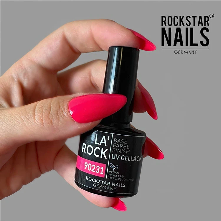 3in1 UV Nagellack - Hema frei - 90231 - candy pink – Rosa