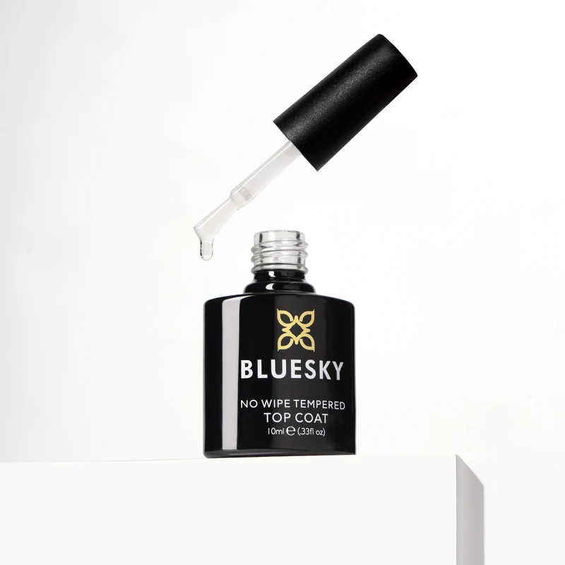 BLUESKY No Wipe Tempered Top Coat 10ml