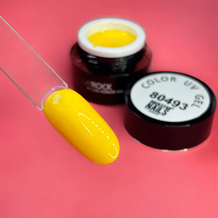 UV / LED Color Gel - sonnen blumen gelb - Art. 80493