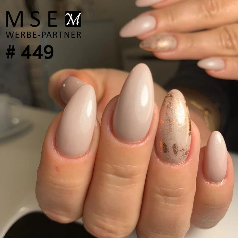 Gelaxy Shellac #0449 Premium-EFFEKT Beige mit blausilbernem Perlglanz 15 ml