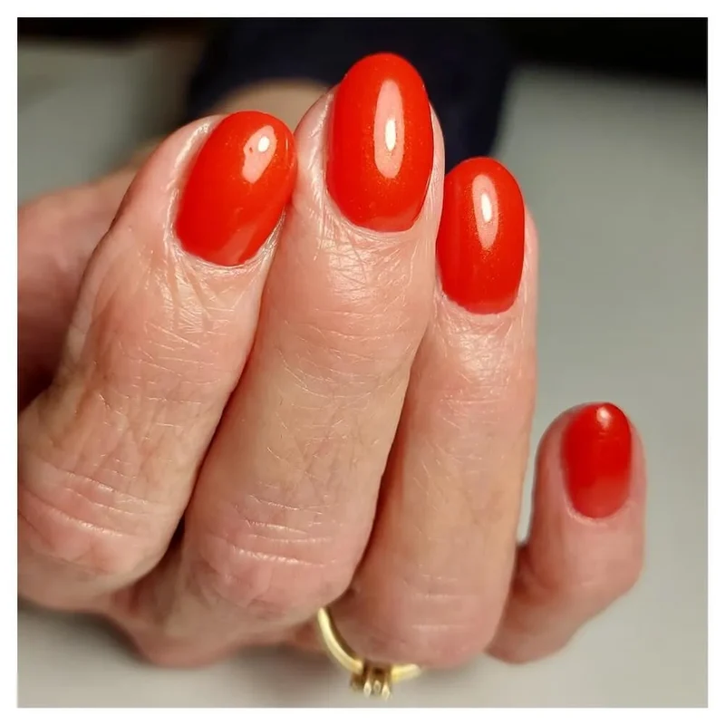 #193 Premium-EFFEKT Color Gel 5ml Kirschrot mit Goldschimmer