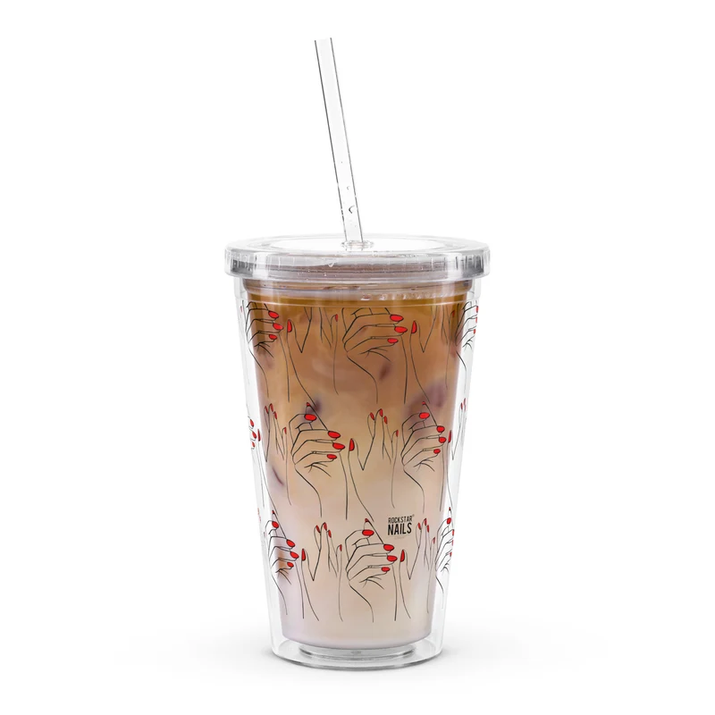 590ml Trinkbecher mit Nail Design Print
