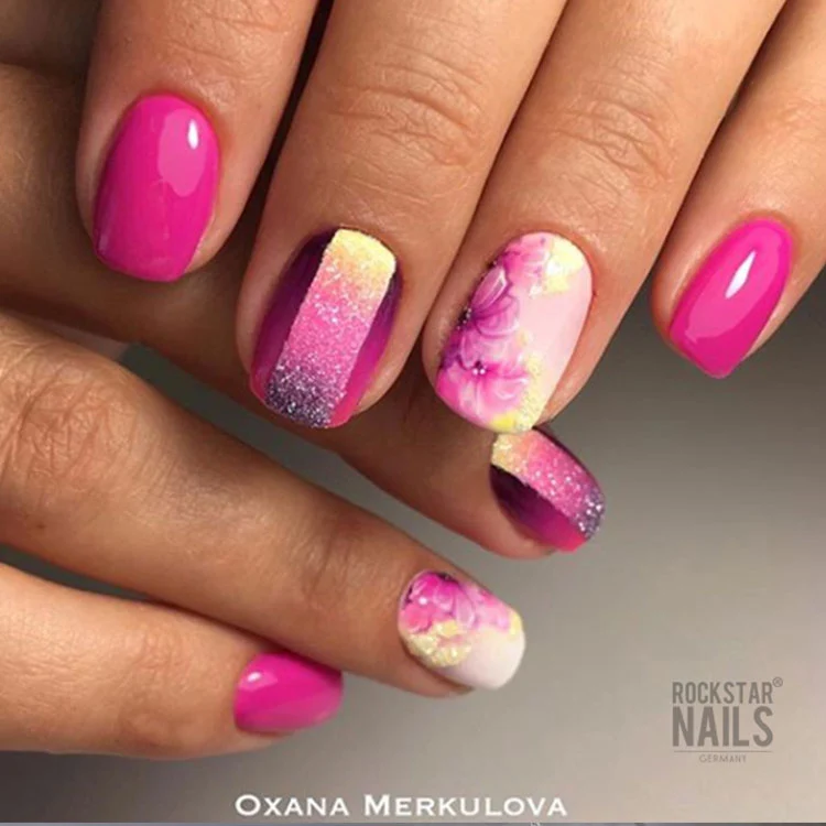 UV / LED Color Gel - kräftiges pink - Art. 80093