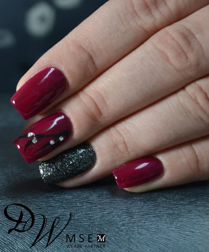 #056 Premium-PURE Color Gel 5ml Kombination aus dunklem Pink und Rotviolett
