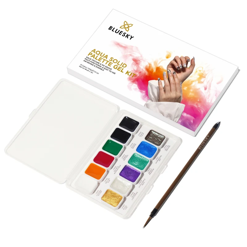 Aqua Solid Palette Gel Kit 14,5gr