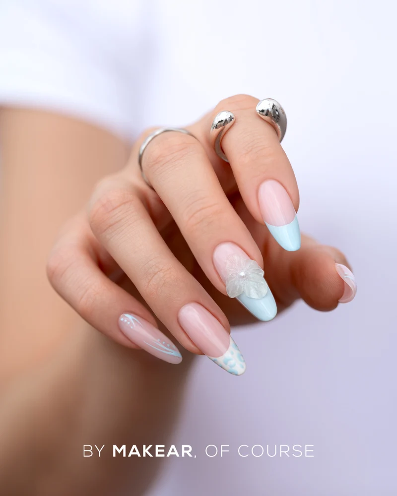 Baby Blue Nail Art Gel für French Maniküre 5ml (paint gel) Makear