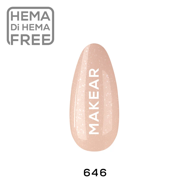 646 - UV Nagellack ohne Hema 8ml MAKEAR