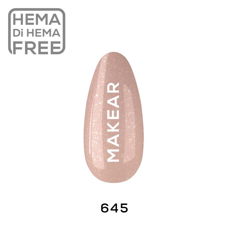 645 - UV Nagellack ohne Hema 8ml MAKEAR