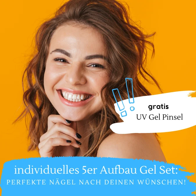 Teste uns! - 5er Aufbau Gel Set inkl. Pinsel