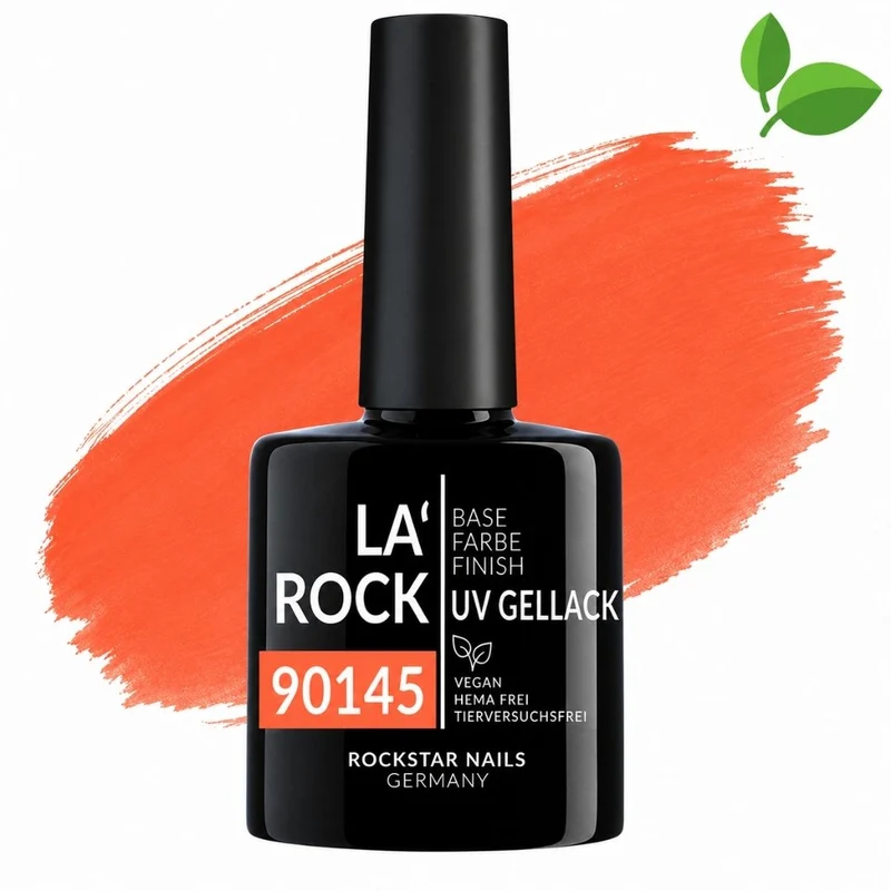 3in1 UV Nagellack - Hema frei - 90145 - orange