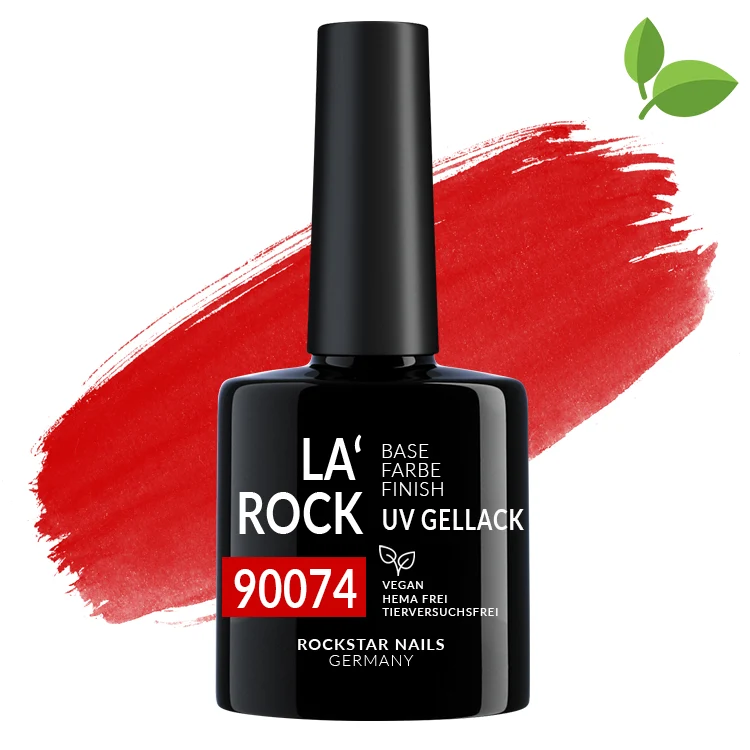 3in1 UV Nagellack - Hema frei - 90074 - herzstrahlen rot
