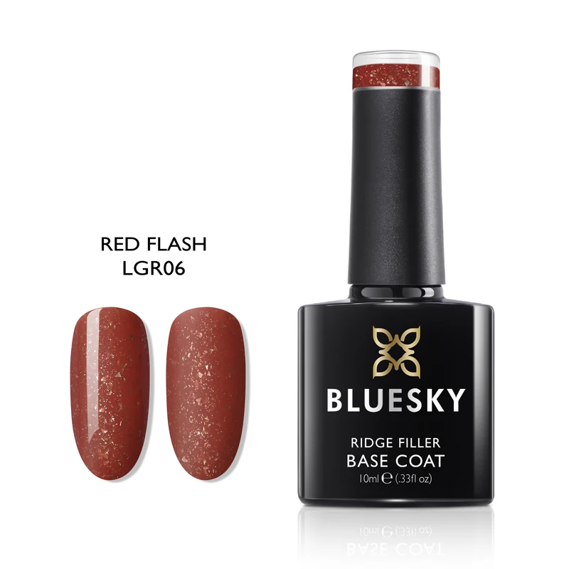 BLUESKY Glitter Ridge Filler Base Coat LGR06 10ml