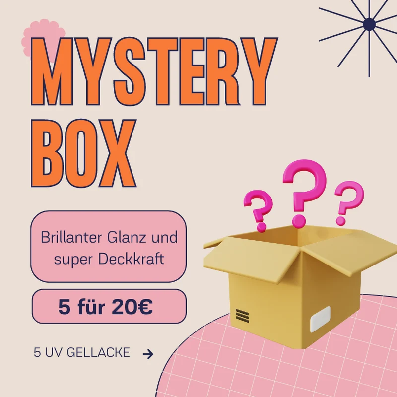 Überraschungsbox - 5er Gellack Set