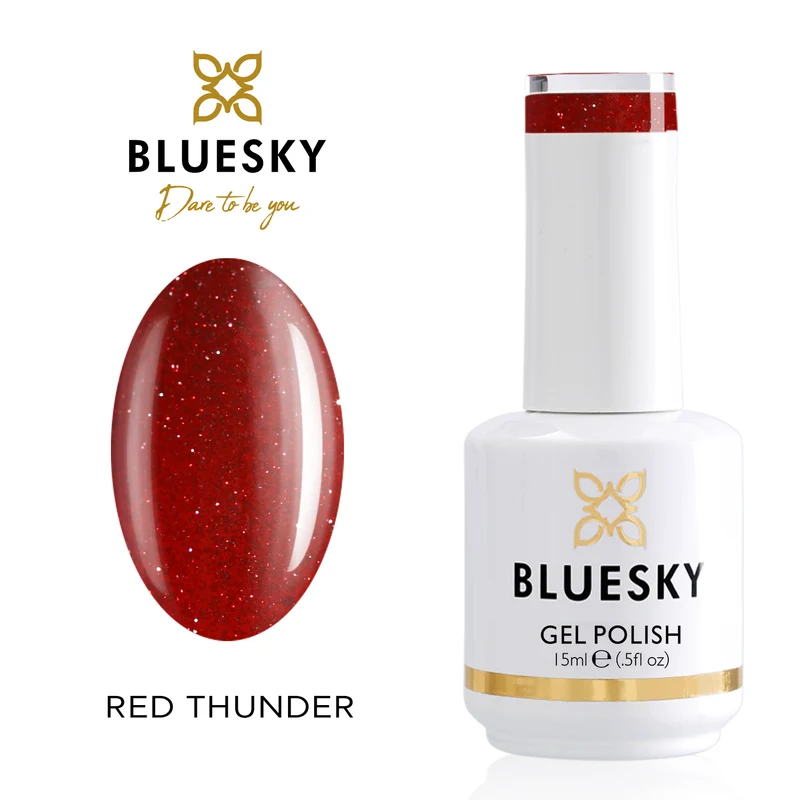 BLUESKY Sparkle Chic Red Thunder 15ml